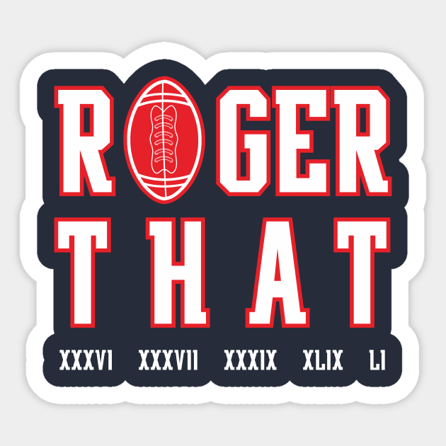 Roger That Sticker by ajarsbr